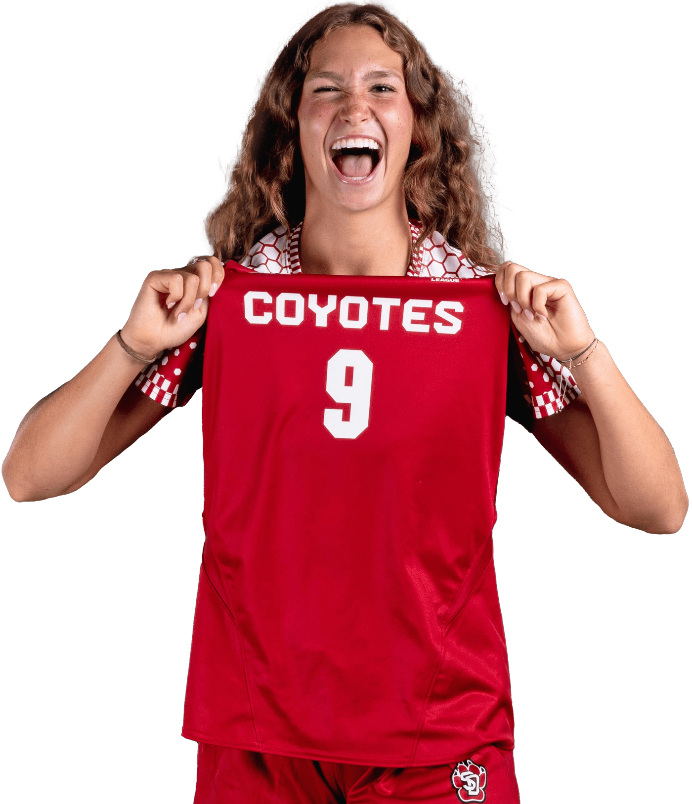 Basketball player making fists in celebration