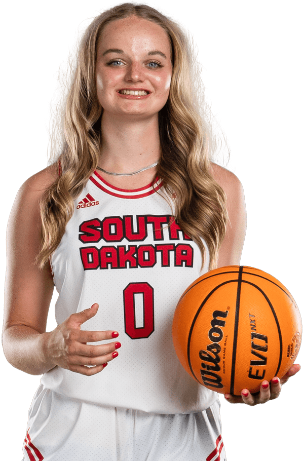 Basketball player holding basketball