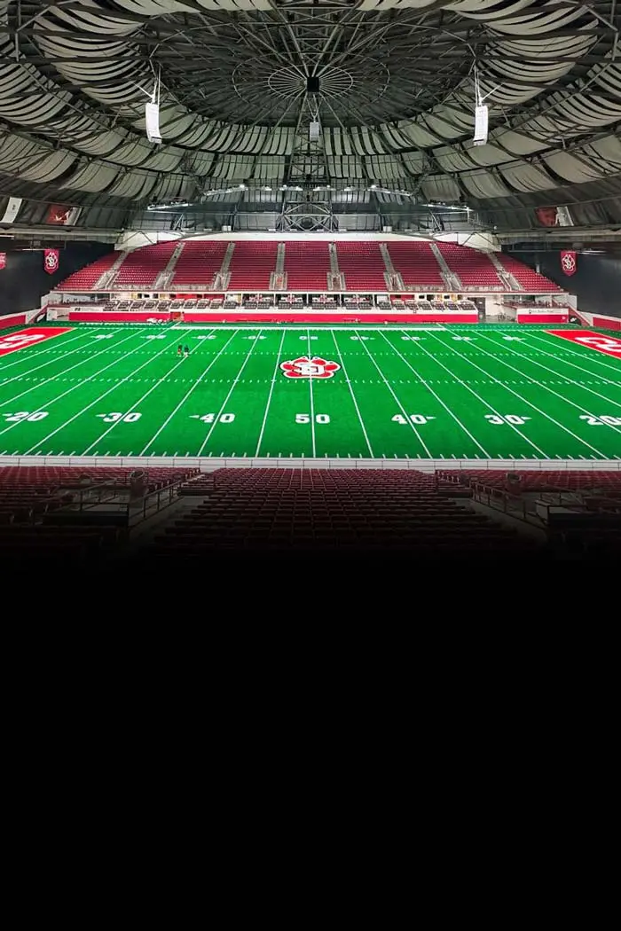 football field from the 50 yard line