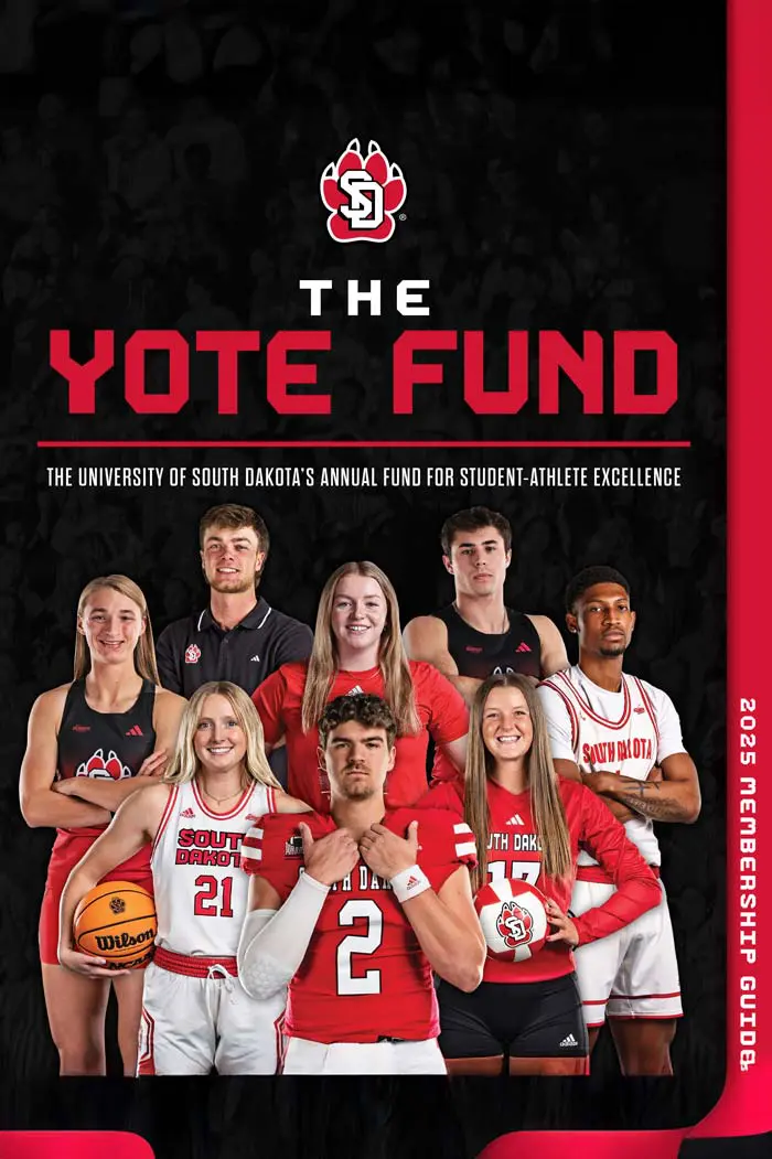 student-athletes in a group cheering